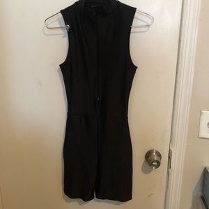 Fashion Nova Zip Front Sleeveless unitard